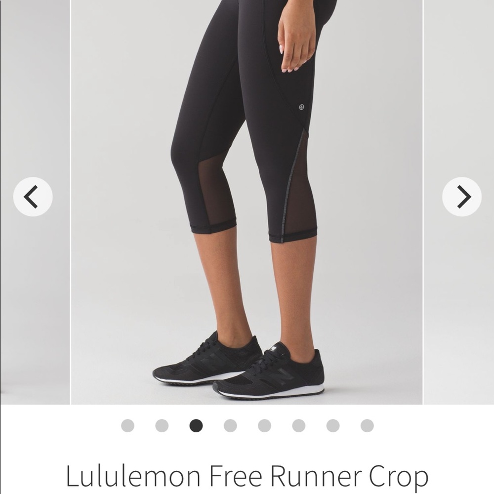 Lululemon free runner crop